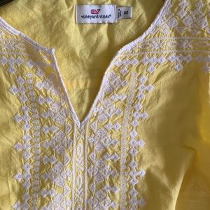 Vineyard vines mini yellow dress